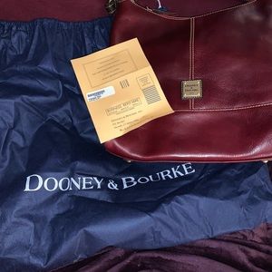 Dooney and Bourke Sophie Hobo in Burgundy.